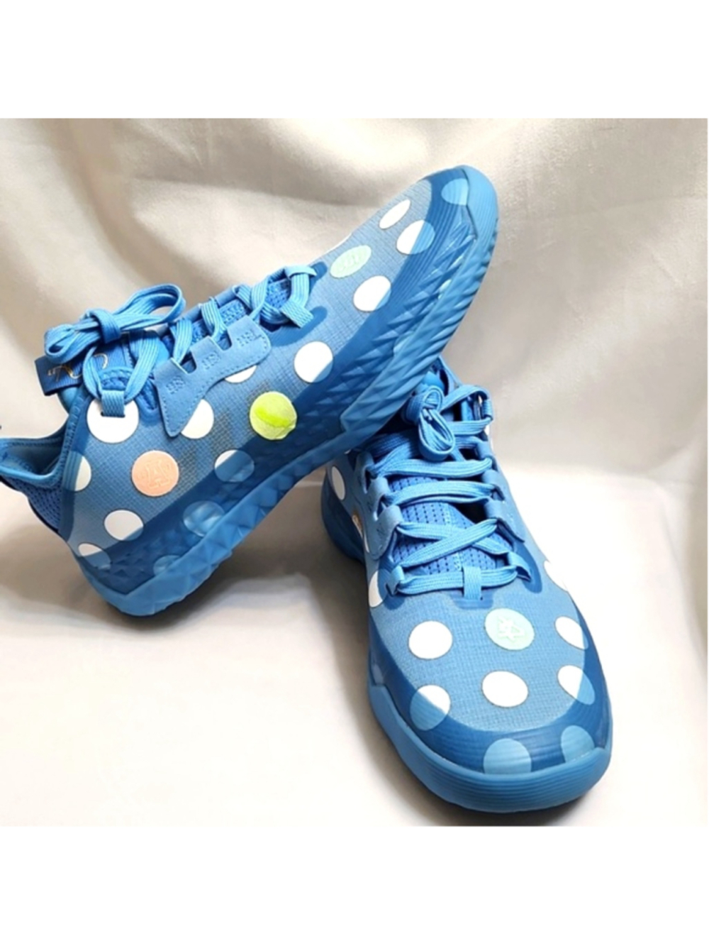 Adidas James Harden Vol. 5 Futurenatural Polka-dot Sneakers (M Size 8.5)